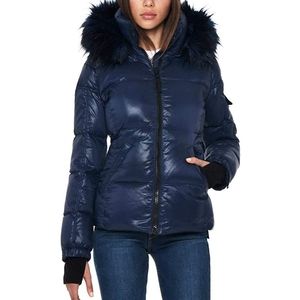 S13 kylie faux fur trim puffer jacket